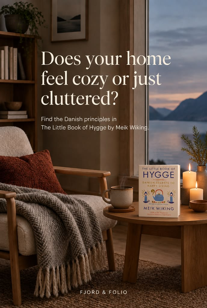 Fjord & Folio Pinterest artwork for The Little Book of Hygge