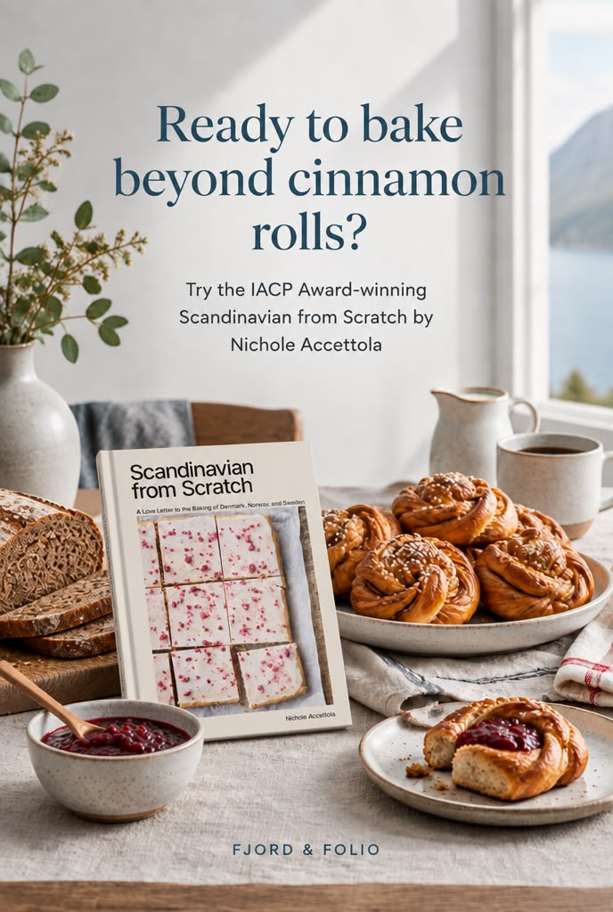 Fjord & Folio Pinterest artwork for Scandinavian from Scratch